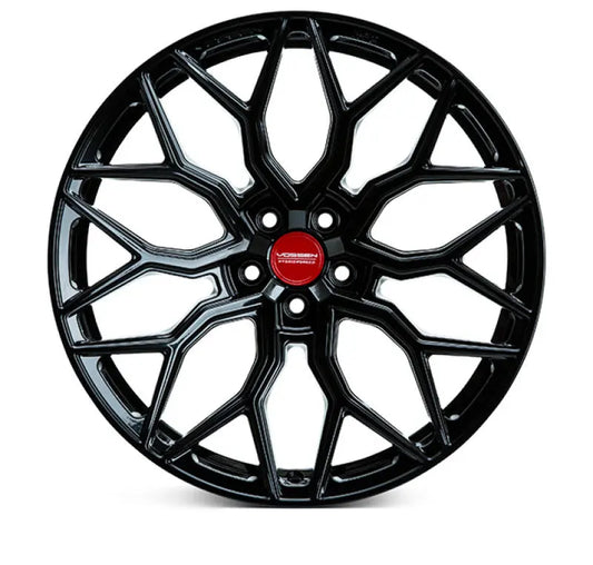 Vossen HF-2 20x11 / 5x120 / ET40 / Deep Face / 66.9 - Gloss Black Wheel Vossen