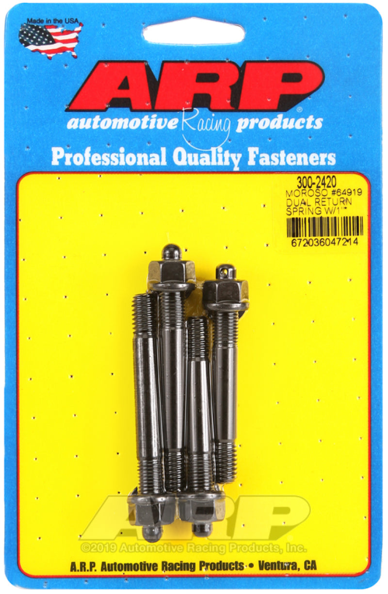 ARP Moroso 64919 Dual Return Spring w/ 1in Spacer Plate Pro Series Carb Stud Kit ARP