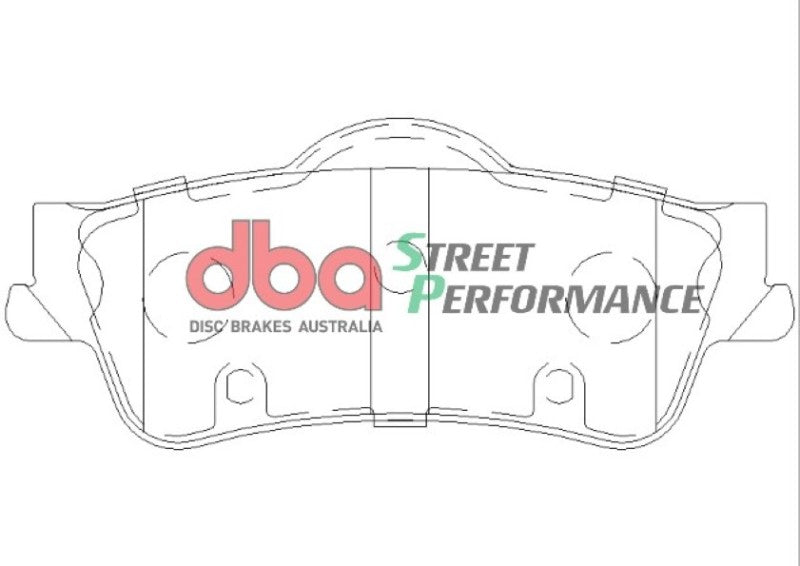 DBA Street Performance Rear Brake Pads - DB1766SP