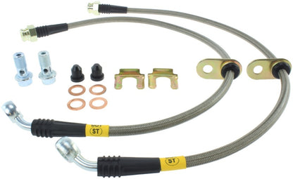 STOPTECH 08-09 WRX STAINLESS STEEL REAR BRAKE LINES, 950.47507 - eliteracefab.com