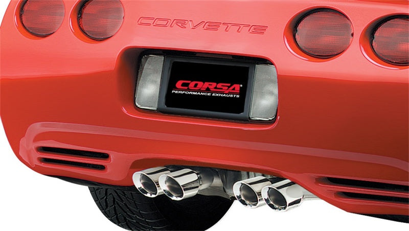 Corsa 97-04 Chevrolet Corvette C5 Z06 5.7L V8 Polished Xtreme Cat-Back + XO Exhaust - eliteracefab.com