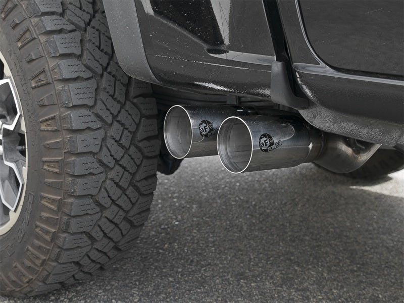 aFe MACH Force-XP 3in 409 SS Cat-Back Exhaust w/ Polished Tip 17-19 GM Colorado/Canyon V6-3.6L aFe