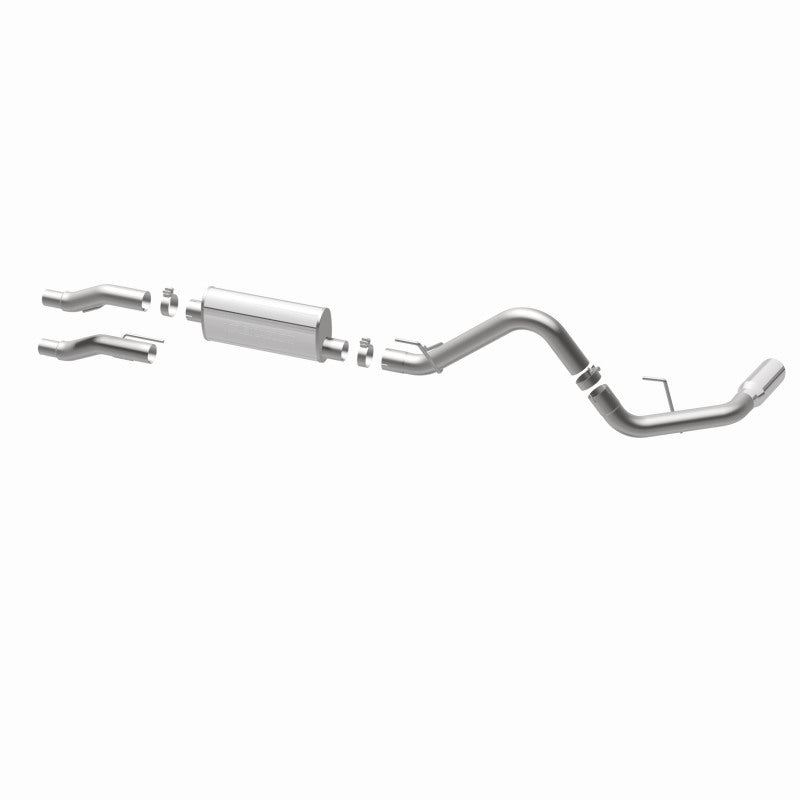 MagnaFlow 11 Ford F-150 3.7L/5.0L/6.2L SS Catback Exhaust Single Rear Side Exit w/ 4in SS Tips Magnaflow