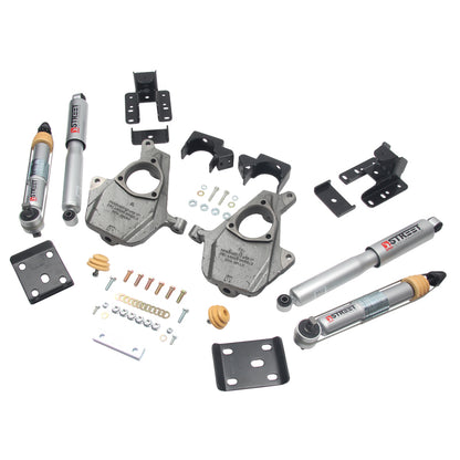 Belltech LOWERING KIT 16.5-17 Chevy Silverado All Cab 2WD 3-4F / 5-6R Belltech