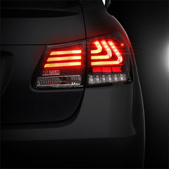 Spyder 07-11 Lexus GS 350 LED Tail Lights Black ALT-YD-LGS06-LED-BK - eliteracefab.com