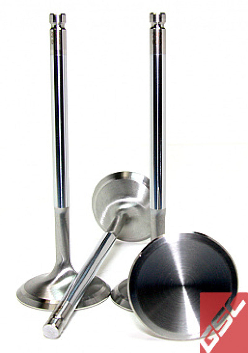 GSC P-D 2015+ Subaru FA20F WRX Chrome Polished Exhaust Valve - 30mm Head +1mm  - Set of 50 - B2283-50