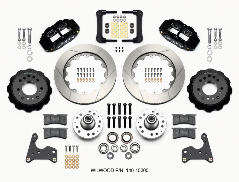 Wilwood Narrow Superlite 6R Front Hub Kit 14.00in 65-72 CDP C Body -Drum Wilwood