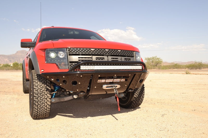 Addictive Desert Designs 10-14 Ford F-150 Raptor Stealth Front Bumper w/ Winch Mount Addictive Desert Designs