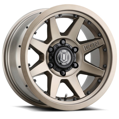 ICON Rebound Pro 17x8.5 6x135 6mm Offset 5in BS 87.1mm Bore Bronze Wheel - eliteracefab.com