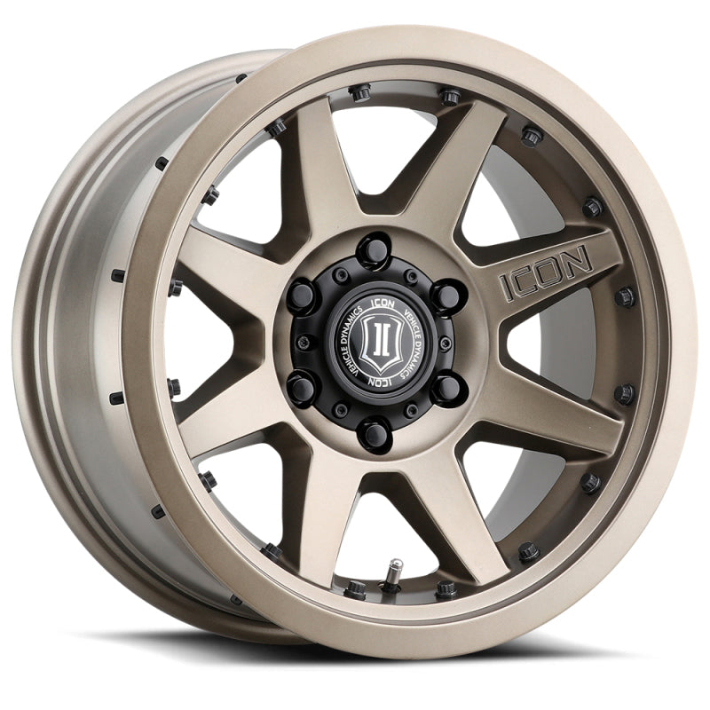 ICON Rebound Pro 17x8.5 5x5 -6mm Offset 4.5in BS 71.5mm Bore Bronze Wheel - eliteracefab.com