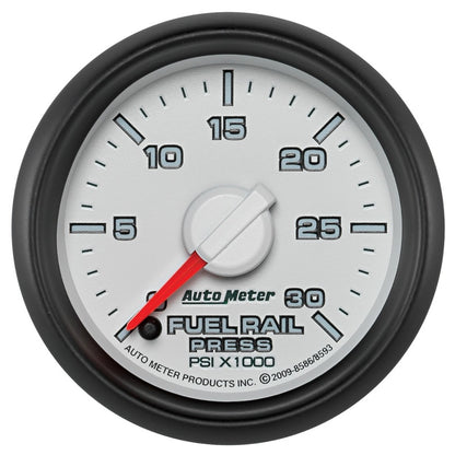 Autometer Factory Match Diesel Fuel  Rail Pressure Gauge 52.4mm 0-30K PSI SE, Cummins 6.7 L, Dodge 8593