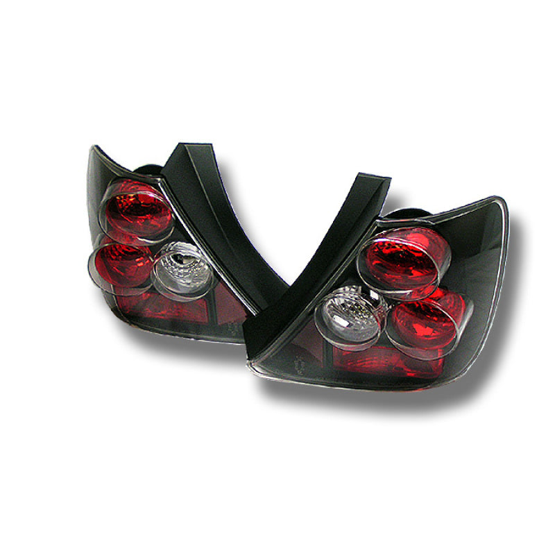 Spyder Honda Civic Si 03-05 Hatchback 3DR Euro Style Tail Lights Black ALT-YD-HC03-3D-BK - eliteracefab.com