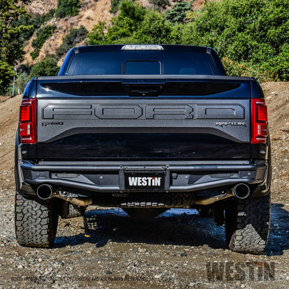 Westin 17-20 Ford F-150 Raptor Outlaw Rear Bumper - Tex. Blk Westin