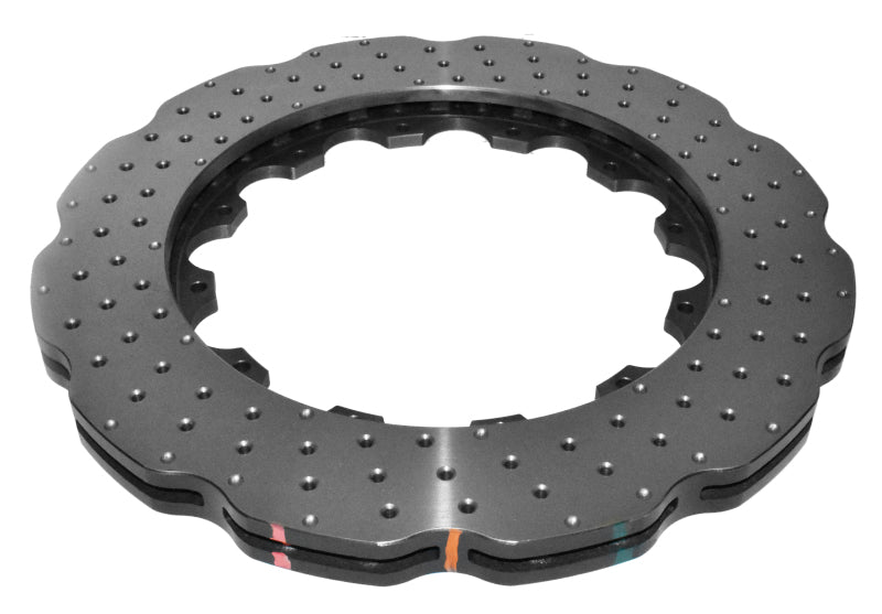 DBA 09-11 Volkswagen CC 3.6L Front 5000 Series Drilled & Slotted Ring DBA