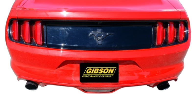 Gibson 15-17 Ford Mustang V6 3.7L 2.5in Cat-Back Dual Exhaust - Stainless Gibson