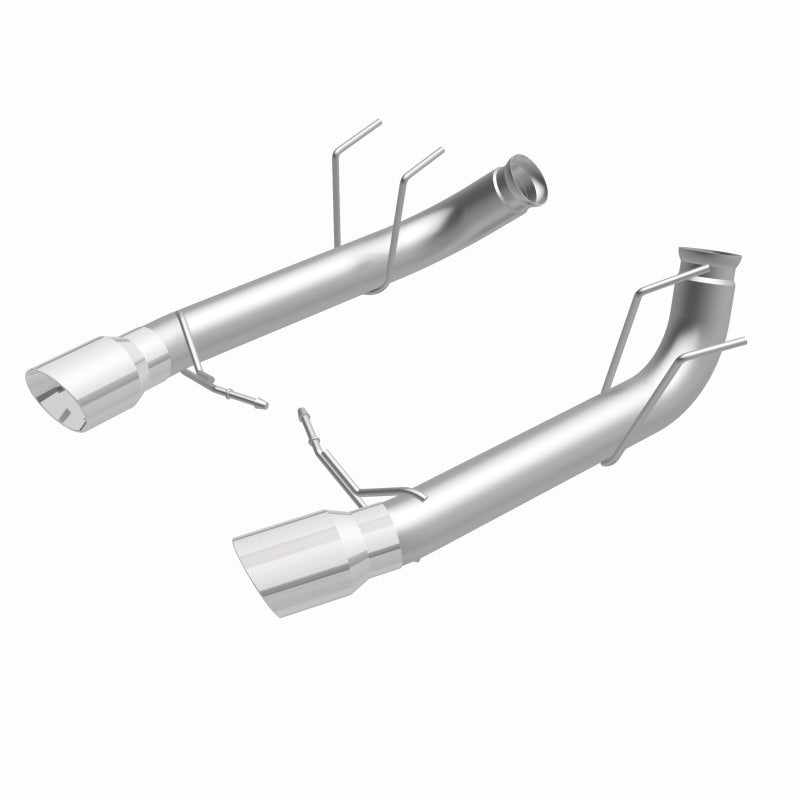 MagnaFlow 13 Ford Mustang Dual Split Rear Exit Stainless Axle-Back Cat Back Exhaust (Competition) Magnaflow