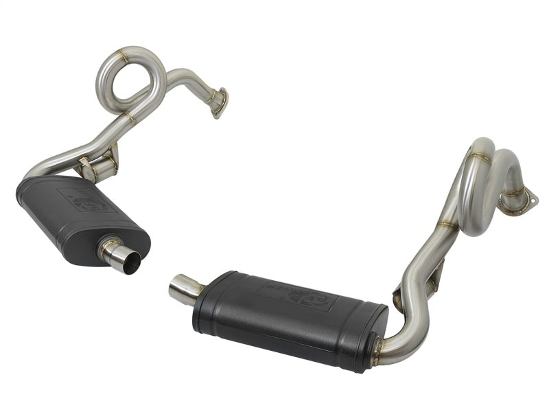 aFe MACHForce XP 13-15 Porsche Cayman S/Boxster S (981) H6-3.4L 2-2.5in. SS Cat-Back Exhaust System aFe