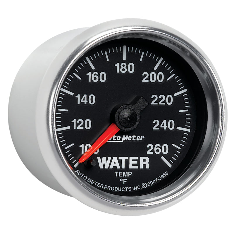 Autometer GS 100-260 degree Electronic Water Temperature Gauge 3855