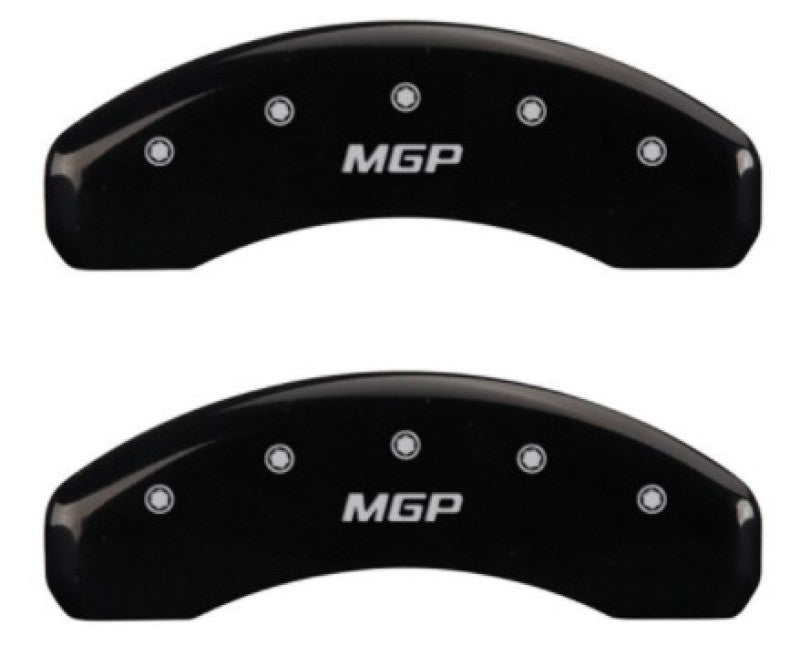 MGP 2 Caliper Covers MGP Black Finish Silver Characters 2018 Chevrolet Tahoe MGP