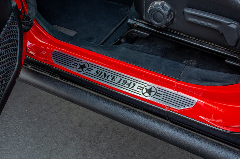 DV8 Offroad 2018-2019 Jeep Gladiator JL Rear Sill Plates - eliteracefab.com