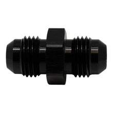 Load image into Gallery viewer, DeatschWerks 6AN Male Flare to 6AN Male Flare Coupler - Anodized Matte Black - eliteracefab.com