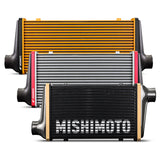 Mishimoto Universal Carbon Fiber Intercooler - Gloss Tanks - 600mm Black Core - C-Flow - DG V-Band