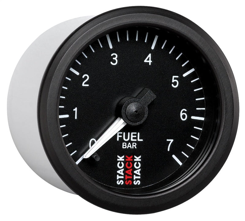 Autometer Stack 52mm 0-7 Bar M10 Male Pro Stepper Motor Fuel Pressure Gauge - Black ST3305