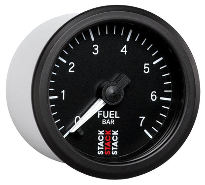 Autometer Stack 52mm 0-7 Bar M10 Male Pro Stepper Motor Fuel Pressure Gauge - Black ST3305