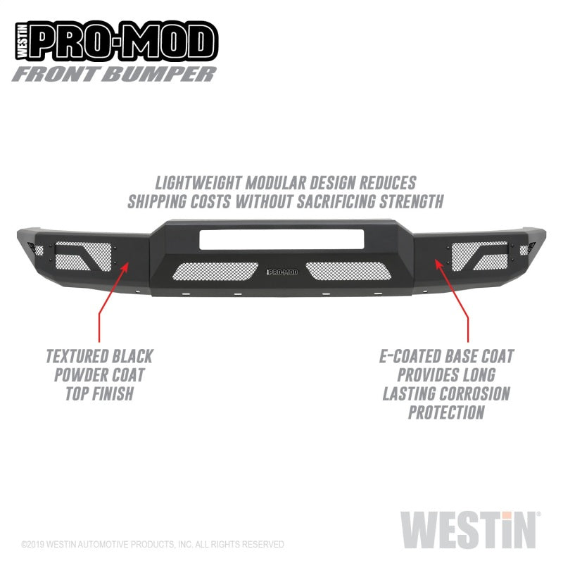 Westin 15-20 Chevrolet Colorado Pro-Mod Front Bumper - eliteracefab.com