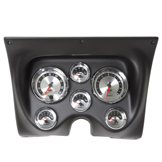 Autometer American Muscle Gauge Kit 6 Pc Camaro/Firebird 67-68 Tach/Mph/Fuel/Oilp/Wtmp/Volt 7020
