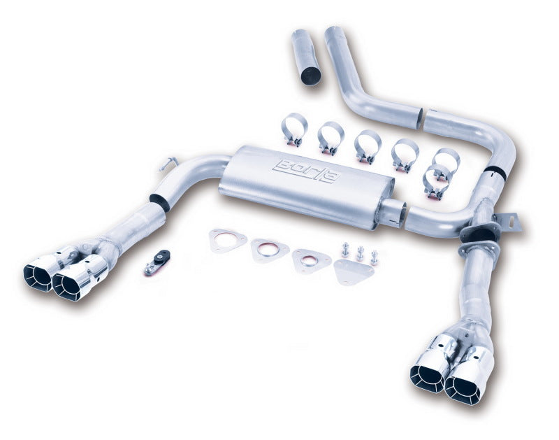 Borla 98-01 CAMARO/TRANS AM 5.7L V8 AT/MT Catback Exhaust Quad Tips - eliteracefab.com