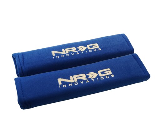 NRG Seat Belt Pads 2.7in (Wide) X 11in - Pink (2 Piece) Short - eliteracefab.com