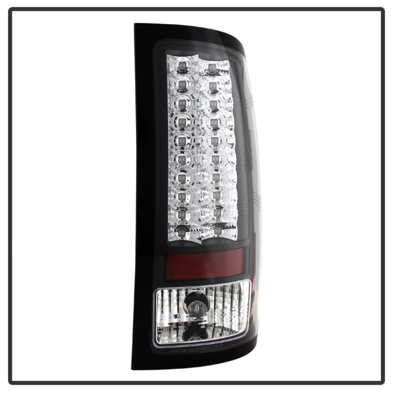 Spyder GMC Sierra 07-13 (Not fit 3500 Dually 4 Rear Wheels)LED Tail Lights Black ALT-YD-GS07-LED-BK - eliteracefab.com