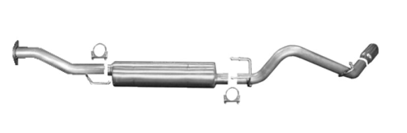 Gibson 16-19 Toyota Tacoma Limited 3.5L 2.5in Cat-Back Single Exhaust - Aluminized - eliteracefab.com