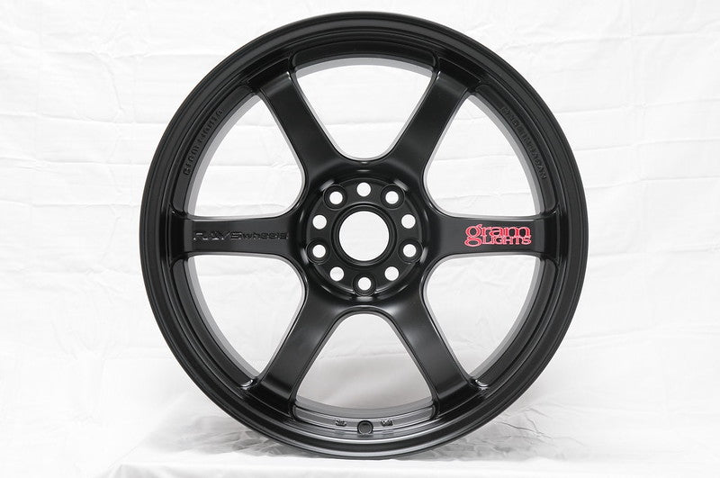 Gram Lights 57DR 19x9.5 +35 5-114.3 Semi Gloss Black Wheel - eliteracefab.com