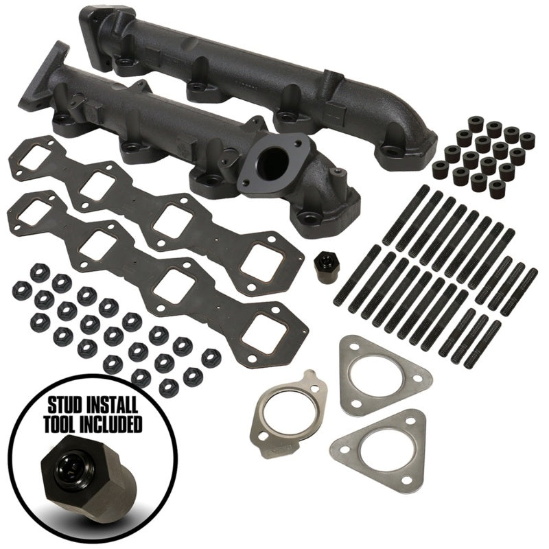 BD Diesel Exhaust Manifold Kit - Ford 2011-2014 F250/F350/F450/F550 6.7L PowerStroke - eliteracefab.com