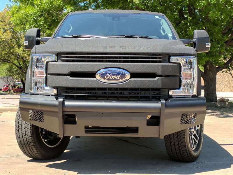 Road Armor 17-20 Ford F-250 Vaquero Front Non-Winch Bumper - Tex Blk Road Armor
