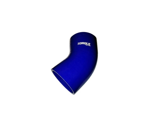 Torque Solution 45 Degree Silicone Elbow for 2.5" Blue Universal - TS-CPLR-45D25BL
