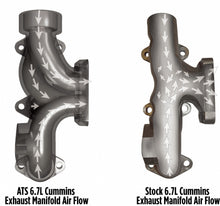 Load image into Gallery viewer, ATS Diesel 2007.5+ Dodge 6.7L Common Rail Cummins 2pc Holset 351VE Flange Exhaust Manifold - eliteracefab.com