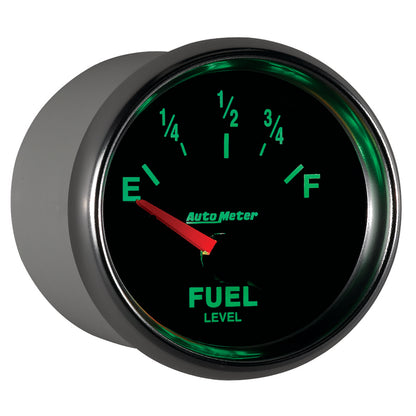 Autometer GS 52mm 0-90 ohms Short Sweep Electronic Fuel Level GM Gauge 3813