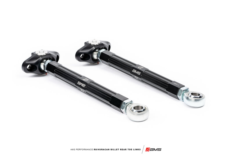 AMS Performance ALP.37.11.0010-1 2017+ Audi R8 RWD/AWD / 2015+ Lamborghini Huracan RWD Only Billet Rear Toe Links