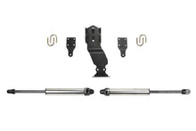 Load image into Gallery viewer, Fabtech 19-20 Ford F450/F550 4WD Dual Steering Stabilizer System w/DL 2.25 Shocks - eliteracefab.com