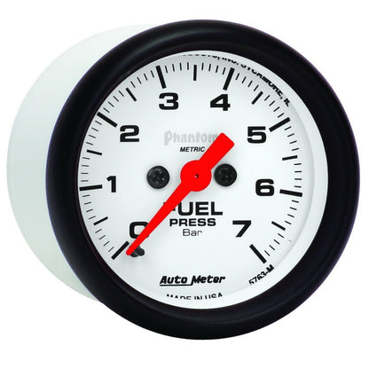AutoMeter Gauge Fuel Pressure 2-1/16in. 7Bar Digital Stepper Motor Phantom 5763-M