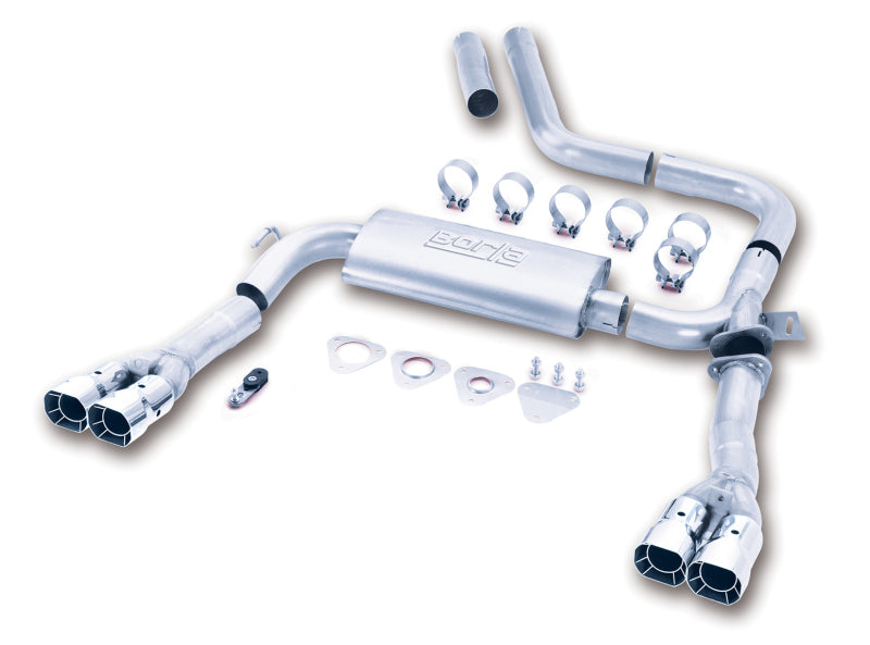 Borla 98-01 CAMARO/TRANS AM 5.7L V8 AT/MT Catback Exhaust Quad Tips - eliteracefab.com