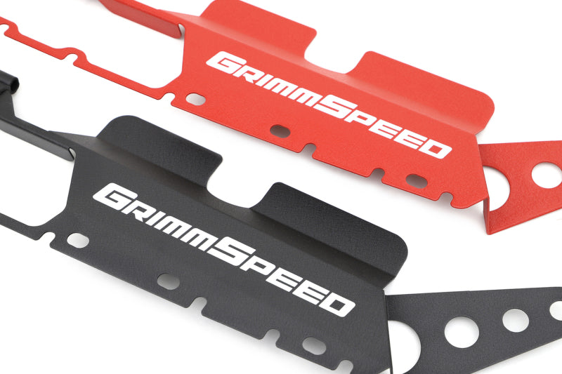 GrimmSpeed 15+ Subaru WRX/STI Radiator Shroud - Black - eliteracefab.com