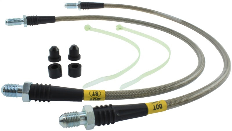 StopTech Lotus 05-11 Elise/06-10 Exige Rear Stainless Steel Brake Line Kit - eliteracefab.com