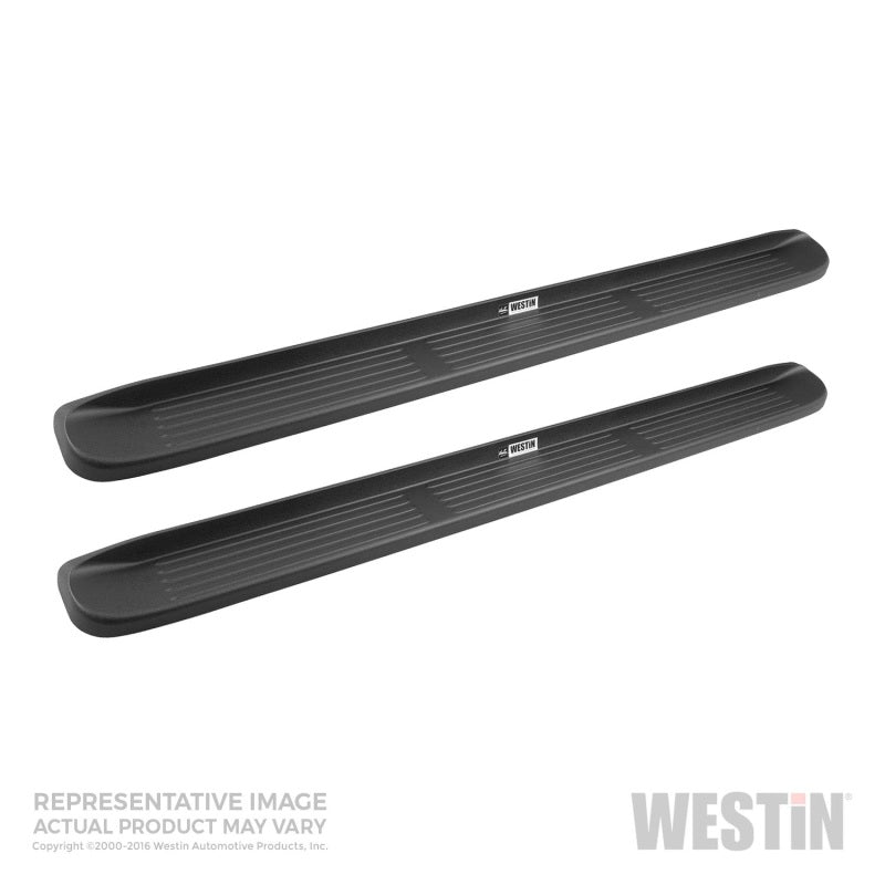 Westin Molded Step Board Unlighted 72 in - Black - eliteracefab.com