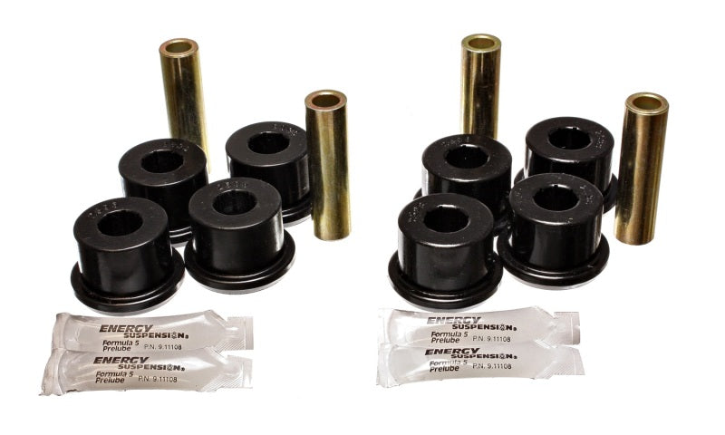 Energy Suspension 04-06 Pontiac GTO Black Rear End Control Arm Bushing Set - eliteracefab.com