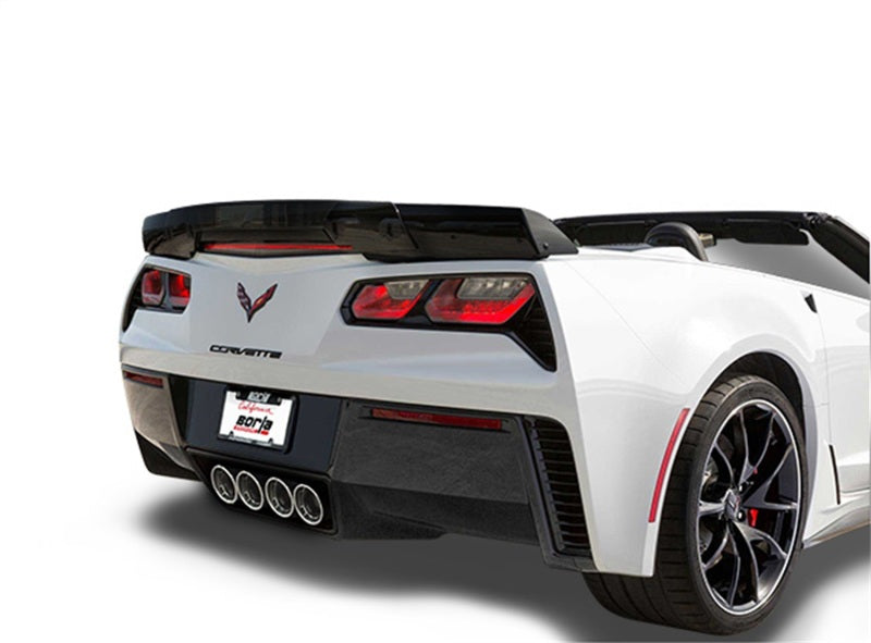 Borla 15 Chevy Corvette C7 ZO6 6.2L w/o AFM w/ NPP ATAK Quad RD RL AC Tips Center Rear Exit Exh - eliteracefab.com