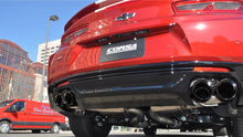 Load image into Gallery viewer, Corsa 16-18 Chevy Camaro SS 6.2L Xtreme+ 2.75in Cat-Back Dual Rear Exit w/ Twin 4in Black PVD Tips - eliteracefab.com